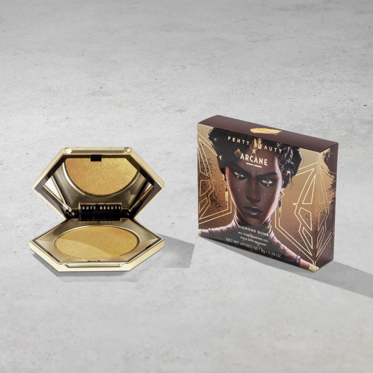 ARCANE MEL GOLD DIAMOND BOMB (ILUMINADOR PARA ROSTRO)